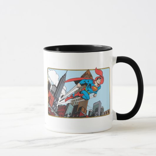 Mug Superman et gratte-ciels (Droite)
