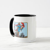 Mug Superman et gratte-ciels (Devant gauche)