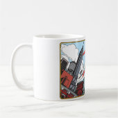 Mug Superman et gratte-ciels (Gauche)