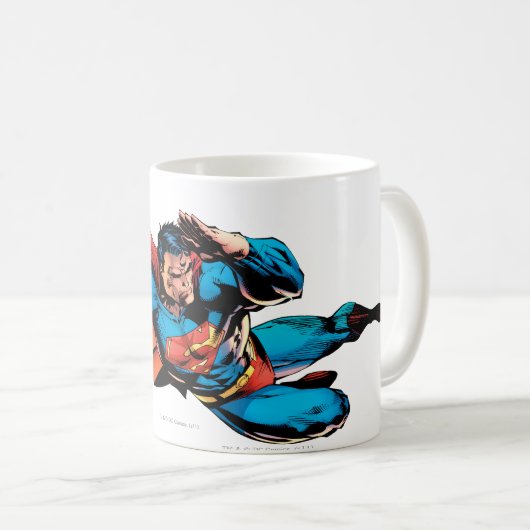 Mug Superman Flying Kick (Devant droit)