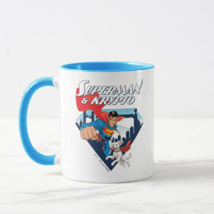 Mug Superman & Krypto Soar