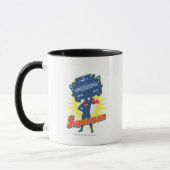 Mug Superman lève une voiture 2 (Gauche)