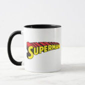 Mug Superman | Logo de lettres rouges jaunes (Gauche)