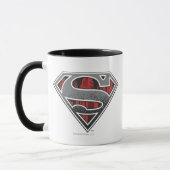 Mug Superman S-Shield | Logo de Grey et Red City (Gauche)