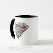 Mug Superman S-Shield | Logo de Grey et Red City (Devant gauche)