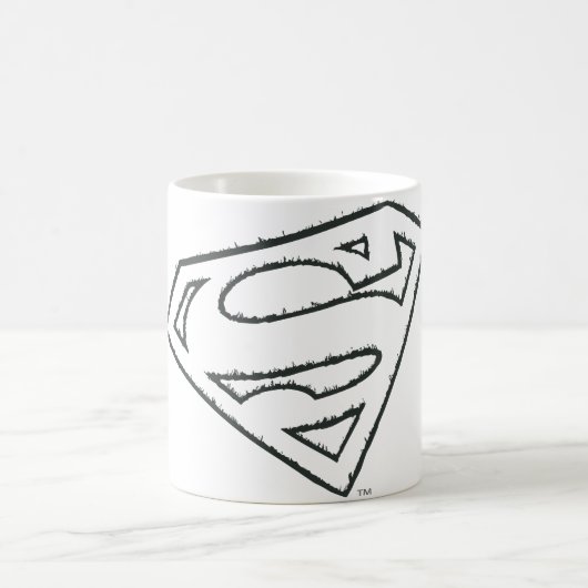Mug Superman S-Shield | Logo de Grunge Sideways (Centre)