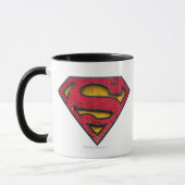 Mug Superman S-Shield | Logo en détresse (Gauche)