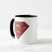 Mug Superman S-Shield | Logo en détresse (Devant gauche)