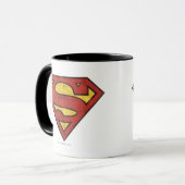 Mug Superman S-Shield | Logo Grunge (Devant gauche)