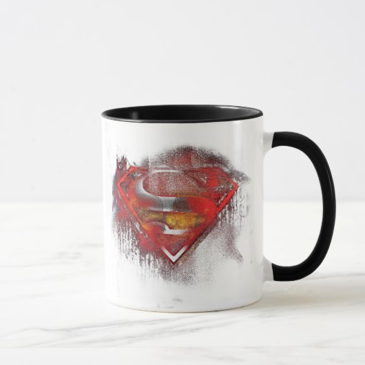 Mug Superman S-Shield | Logo peint (Droite)