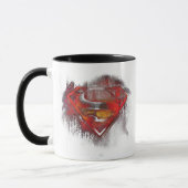 Mug Superman S-Shield | Logo peint (Gauche)