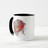 Mug Superman S-Shield | Logo peint (Devant gauche)