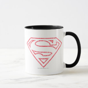 Mug Superman S-Shield  Logo Plan rouge
