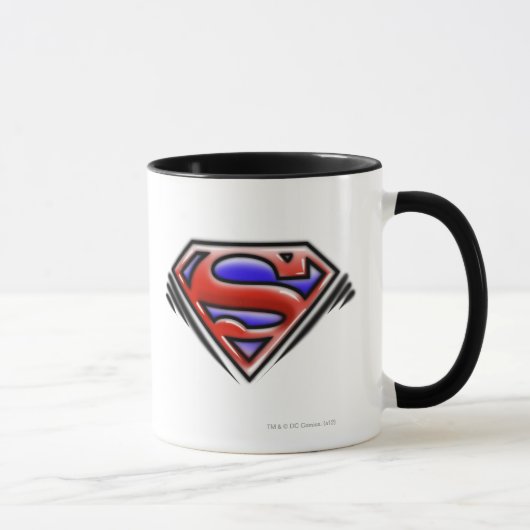 Mug Superman S-Shield | Logo Red Airbrush (Droite)