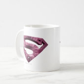 Mug Superman S-Shield | Logo Rose Star Burst (Devant gauche)