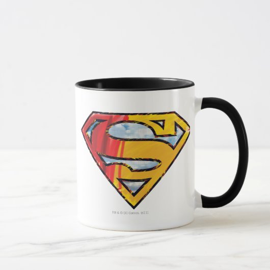 Mug Superman S-Shield | Logo rouge et orange (Droite)