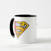 Mug Superman S-Shield | Logo rouge et orange (Devant gauche)