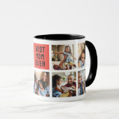 Mug Superman S-Shield | Meilleur Collage Photo De Mama (Devant droit)
