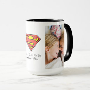 Mug Superman S-Shield Meilleur papa photo