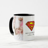 Mug Superman S-Shield | Meilleure photo de grand-père (Devant gauche)