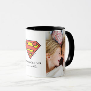Mug Superman S-Shield Meilleure photo de grand-père