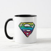 Mug Superman S-Shield | Rainbow Logo (Gauche)