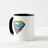 Mug Superman S-Shield | Rainbow Logo (Devant gauche)