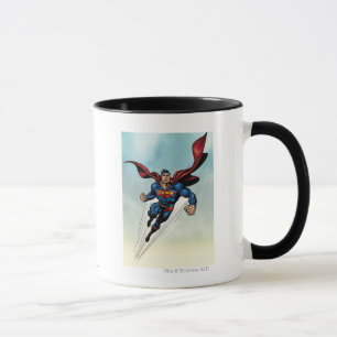 Mug Superman saute vers le haut