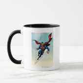 Mug Superman saute vers le haut (Gauche)