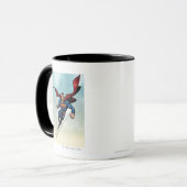 Mug Superman saute vers le haut (Devant gauche)