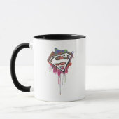 Mug Superman Stylisé | Logo de l'innocence tordue (Gauche)