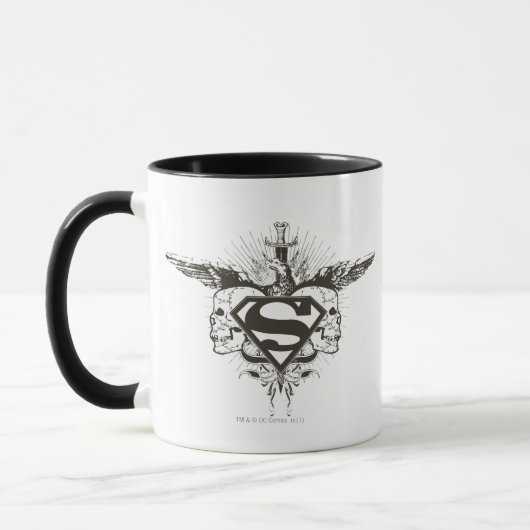 Mug Superman Stylisé | Logo des crânes (Gauche)