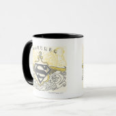Mug Superman Stylisé | Logo Trains Jaunes (Devant gauche)