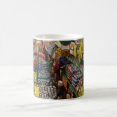 Mug Supermarché d'affaires vintage, aliments et boisso (Centre)