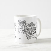 Mug Supermarché feux de circulation Thème Supermagasin (Devant droit)