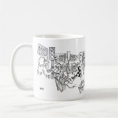 Mug Supermarché feux de circulation Thème Supermagasin (Gauche)