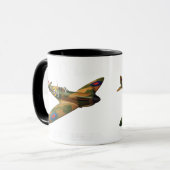 Mug Supermarine Spitfire | WW2 Plane (Devant gauche)