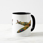 Mug Supermarine Spitfire | WW2 Plane (Devant droit)