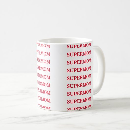 Mug Supermome (Devant droit)
