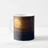 Mug Supermoon au-dessus du monument de Washington (Devant gauche)