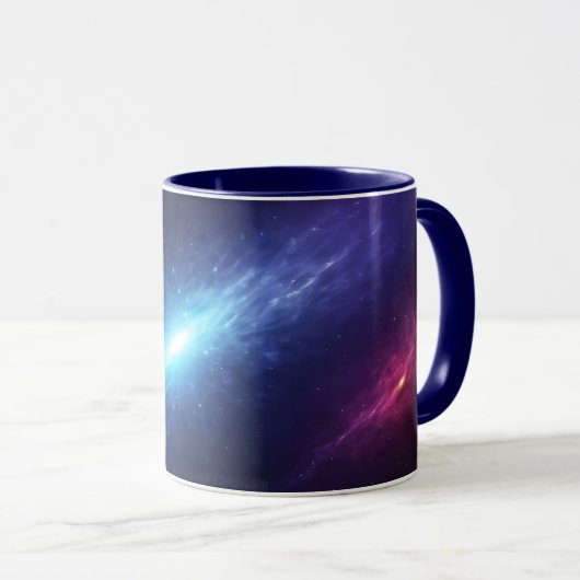 Mug Supernova Bleue Nébuleuse Espace Cosmique Astronom (Devant droit)