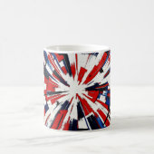 Mug Supernova Pop – Explosion Géométrique Abstraite (Centre)