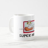 Mug supernurse - infirmière humoristique de bande (Devant gauche)