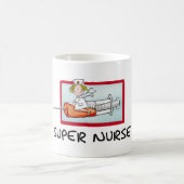 Mug supernurse - infirmière humoristique de bande (Centre)