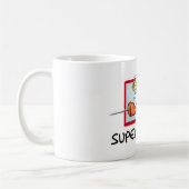 Mug supernurse - infirmière humoristique de bande (Gauche)