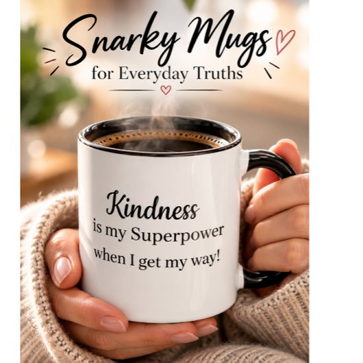 Mug Superpouvoir de super-héros drôle
