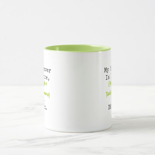 Mug Superpower Patience Polynomial Long Division (Centre)