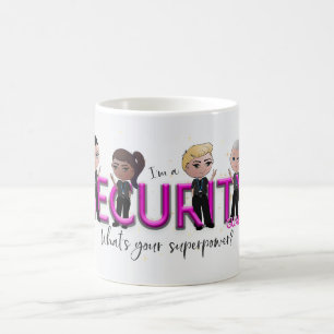 Mug Superpuissance de la Garde de sécurité mignonne