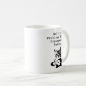 Mug Superpuissance de résolveur de problèmes Enthousia (Devant droit)