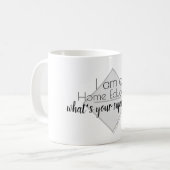 Mug Superpuissance éducatrice à domicile (Devant gauche)